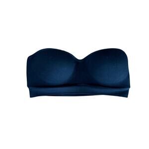 NWOT Auden Bandeau Bra Black Strapless Women's Size Small